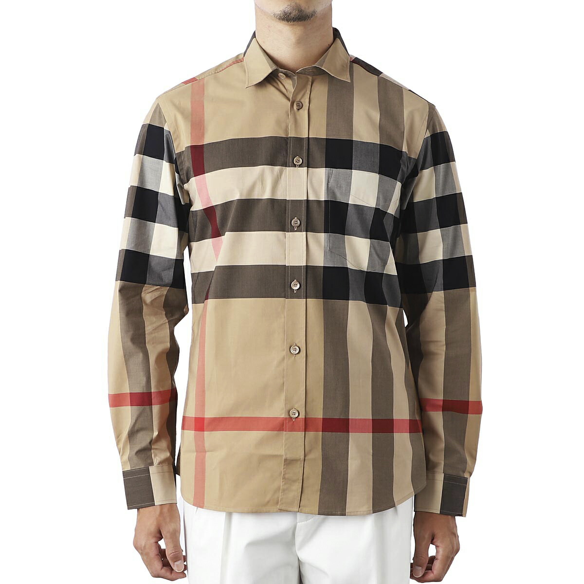 楽天市場】【3万円均一】バーバリー BURBERRY 長袖レギュラーカラー