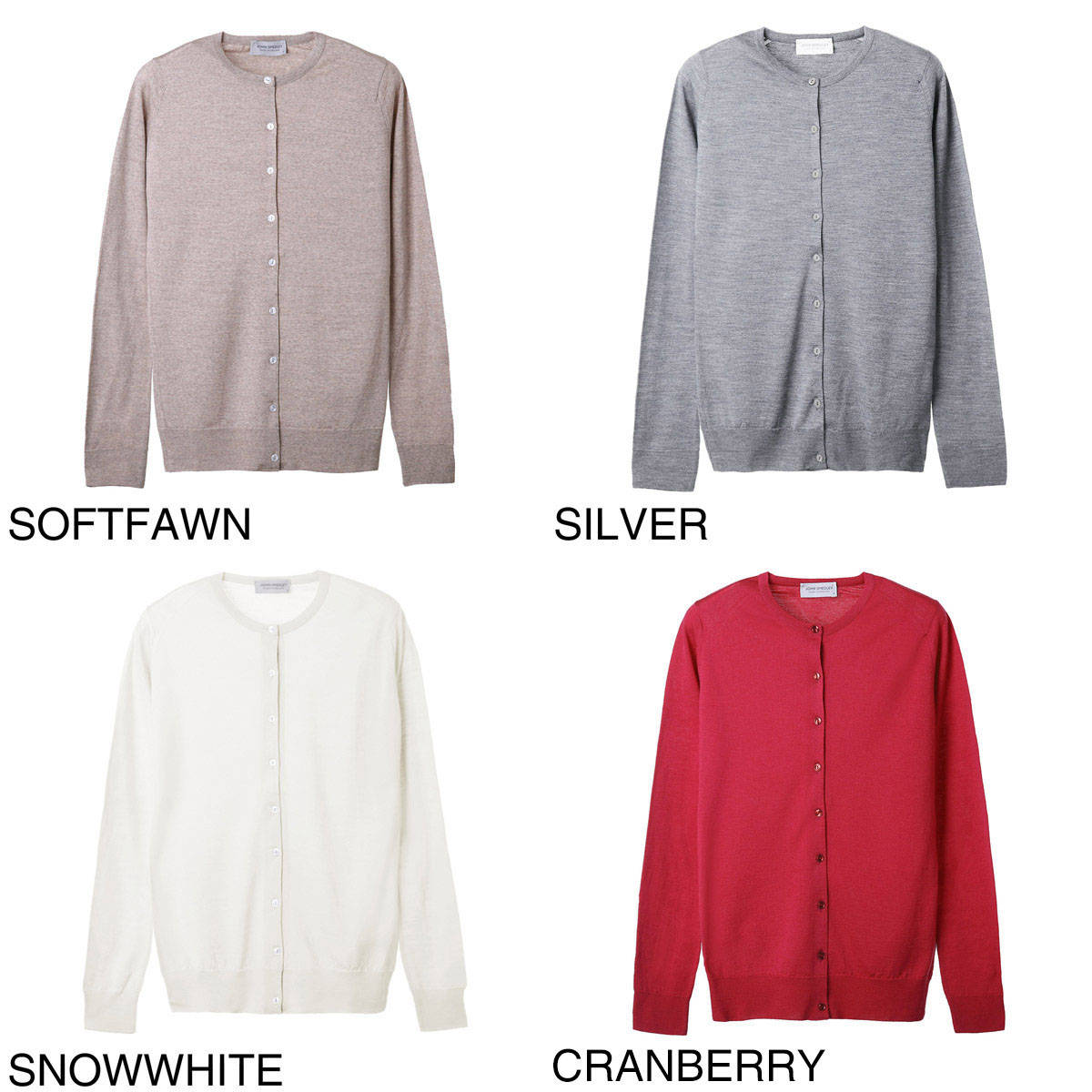 楽天市場】ジョンスメドレー JOHN SMEDLEY クルーネック カーディガン