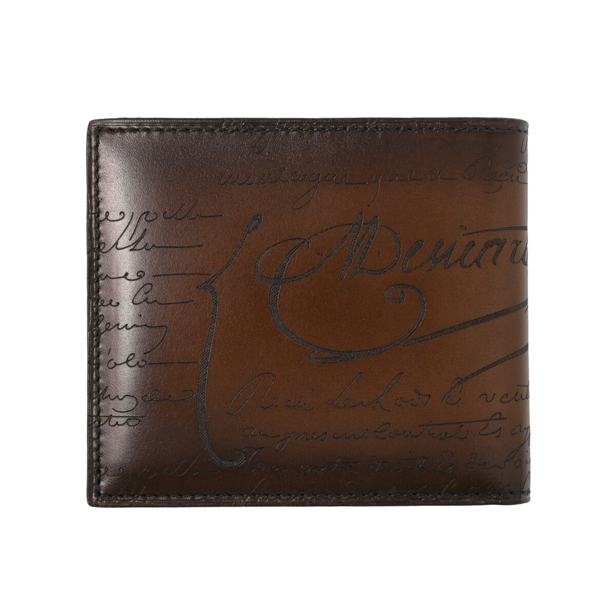 楽天市場】ベルルッティ BERLUTI 2つ折り財布 ブラウン メンズ n235739