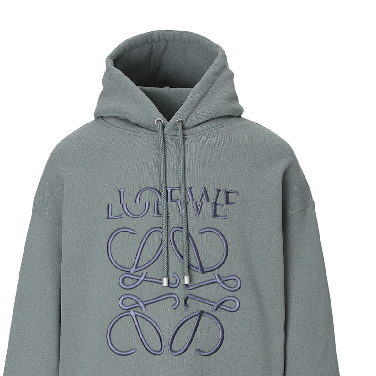 楽天市場】ロエベ LOEWE パーカ フーディ グレー メンズ h526y25x39