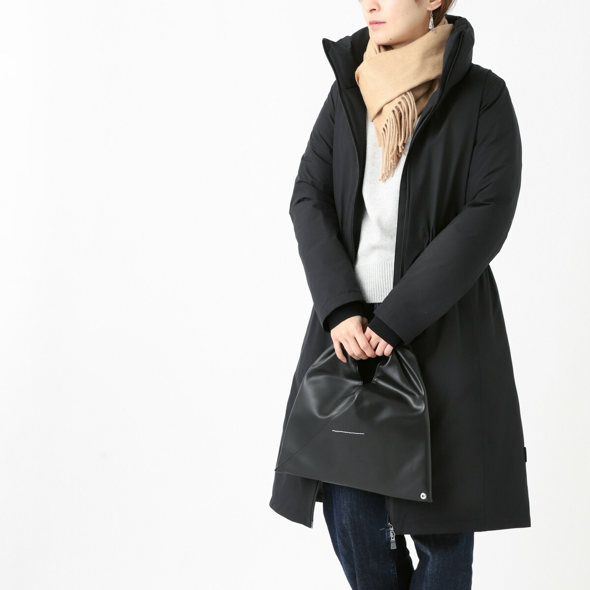 楽天市場】ヘルノ HERNO ダウンコート ブラック レディース 大きい