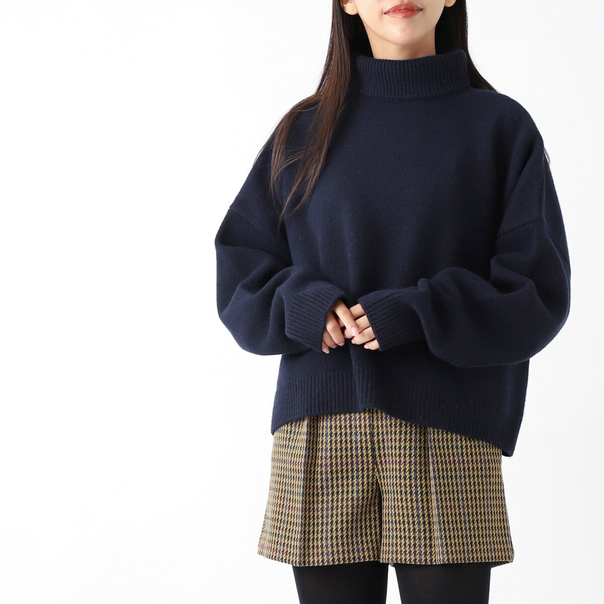 楽天市場】ザ ロウ THE ROW ハイネックニット ブルー レディース 7662