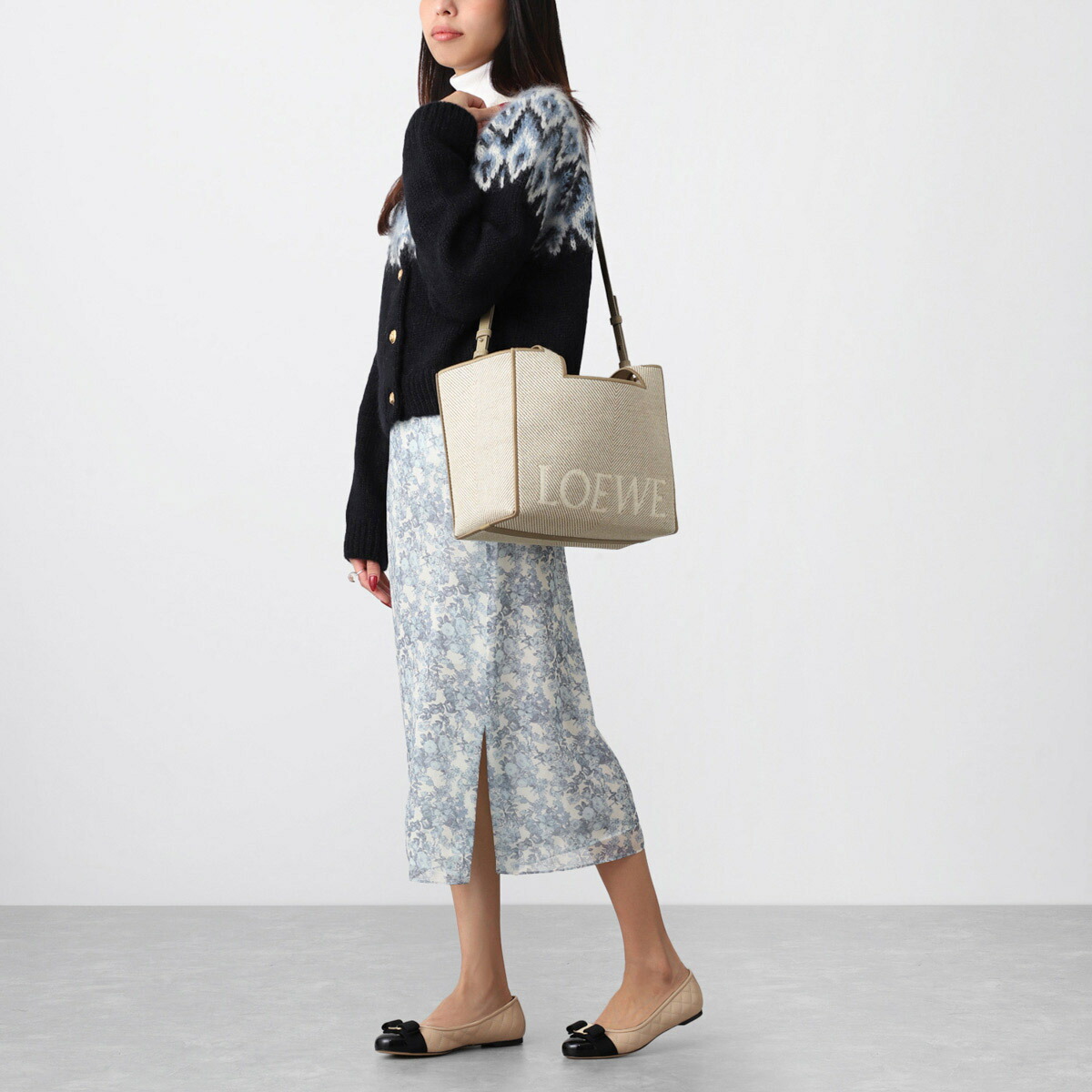 楽天市場】ロエベ LOEWE トートバッグ 2WAY ショルダーバッグ ベージュ