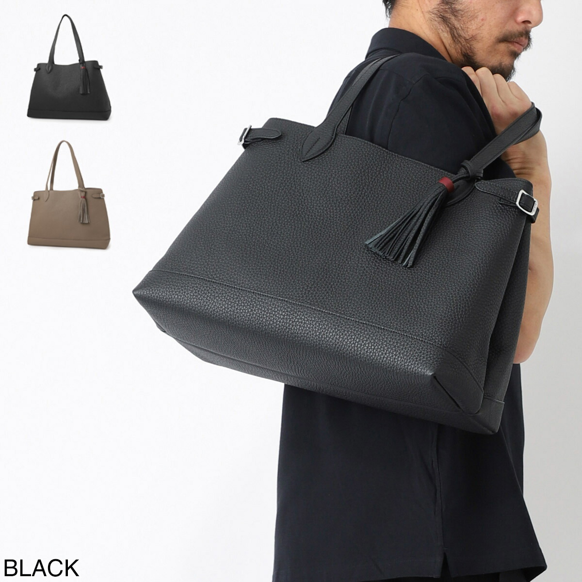 楽天市場】アカーテ ACATE トートバッグ メンズ act lodos2 black