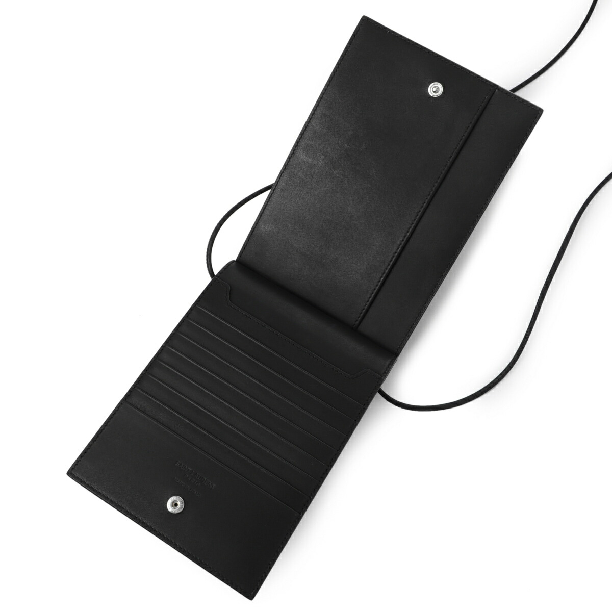 楽天市場】サンローラン SAINT LAURENT ストラップ付き カードケース