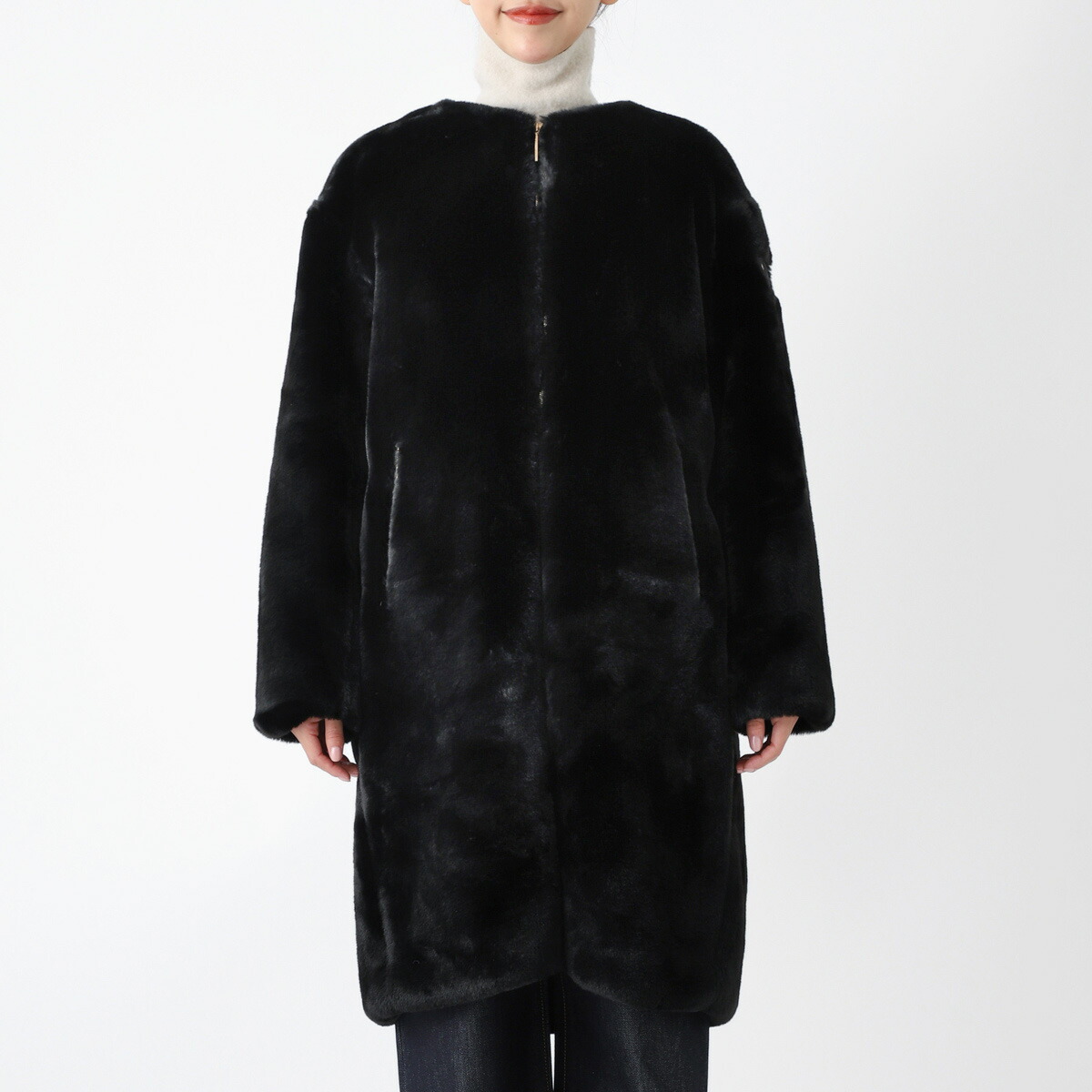 楽天市場】タトラス TATRAS ロングコート ノーカラーコート レディース