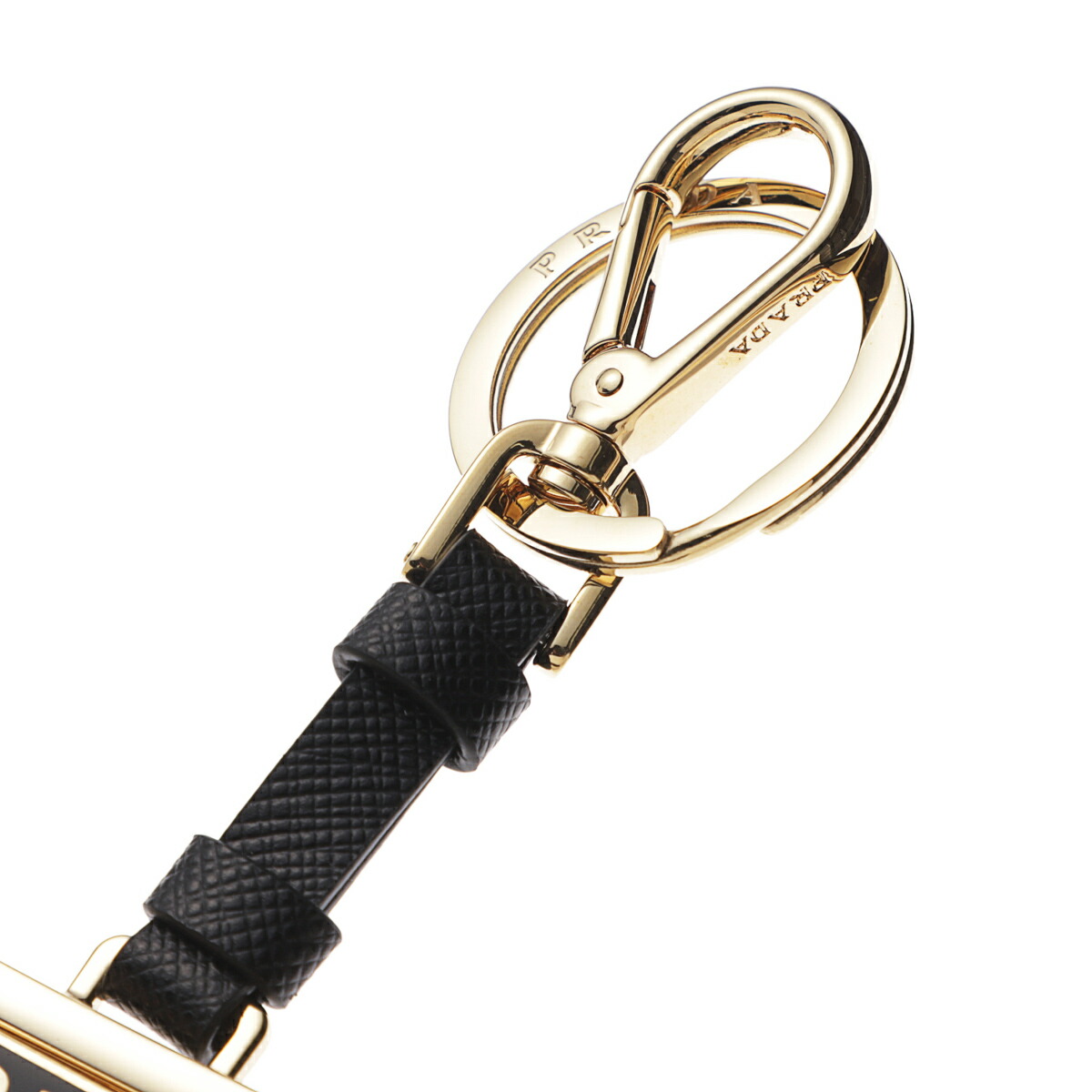 楽天市場】プラダ PRADA キーリング バッグチャームMIX ゴールド