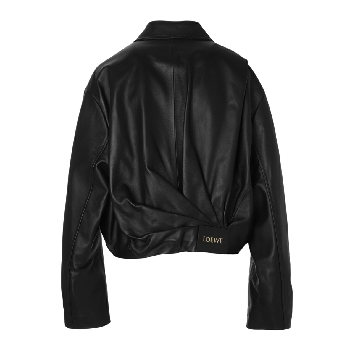 楽天市場】ロエベ LOEWE レザージャケット ブラック レディース