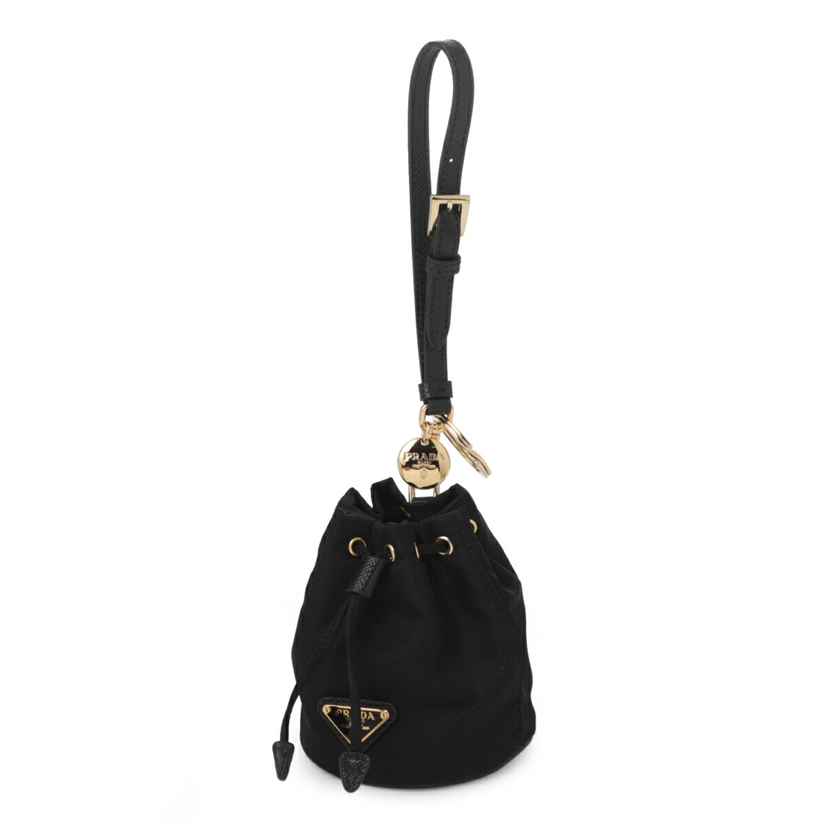 楽天市場】プラダ PRADA ポーチ ミニバッグチャーム ブラック
