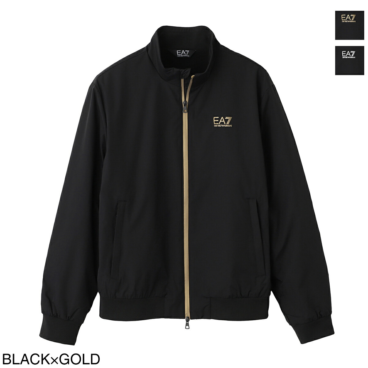 専用エンポリオアルマーニ 波状エンボス ボンバージャケット 48/L美品