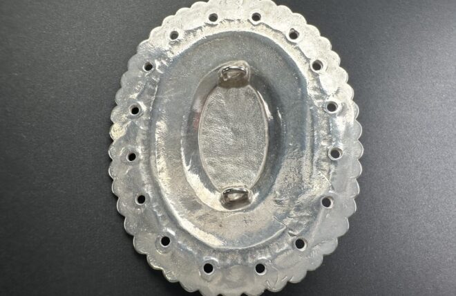 楽天市場】ゴローズ goro's 極美品 金縄TQ特大楕円コンチョ