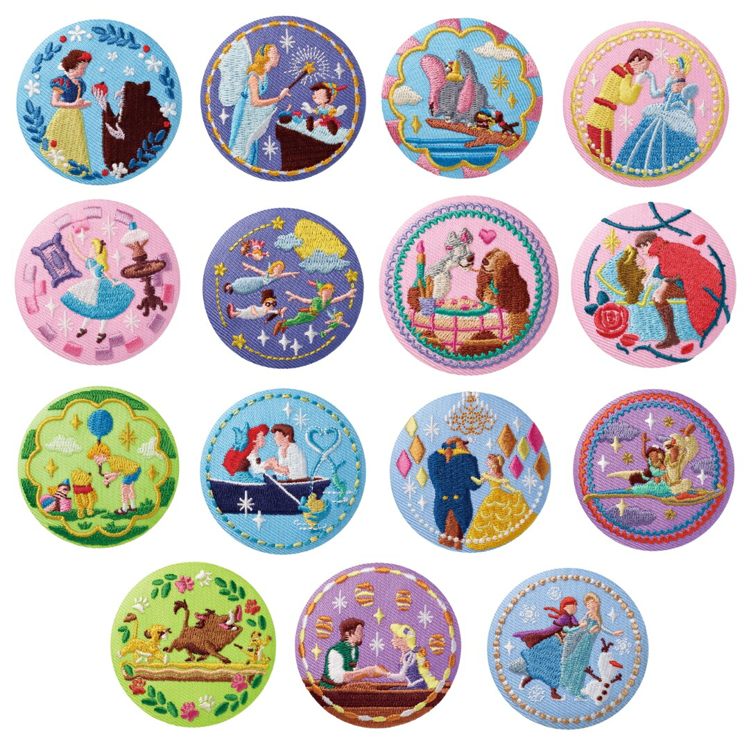 楽天市場】【全15種セット】バンダイ 再販 Disney Characters 刺繍缶