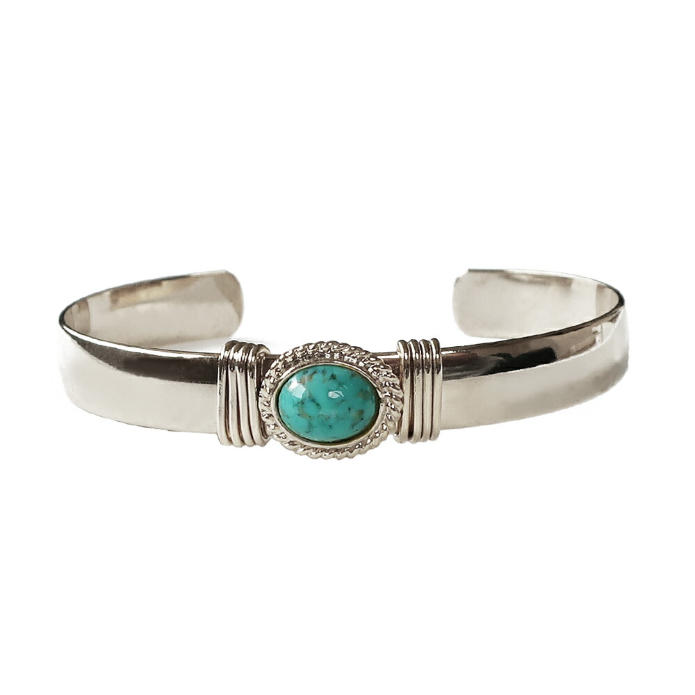 楽天市場】ブレスレット バングル K18GP バングル ターコイズ トルコ石