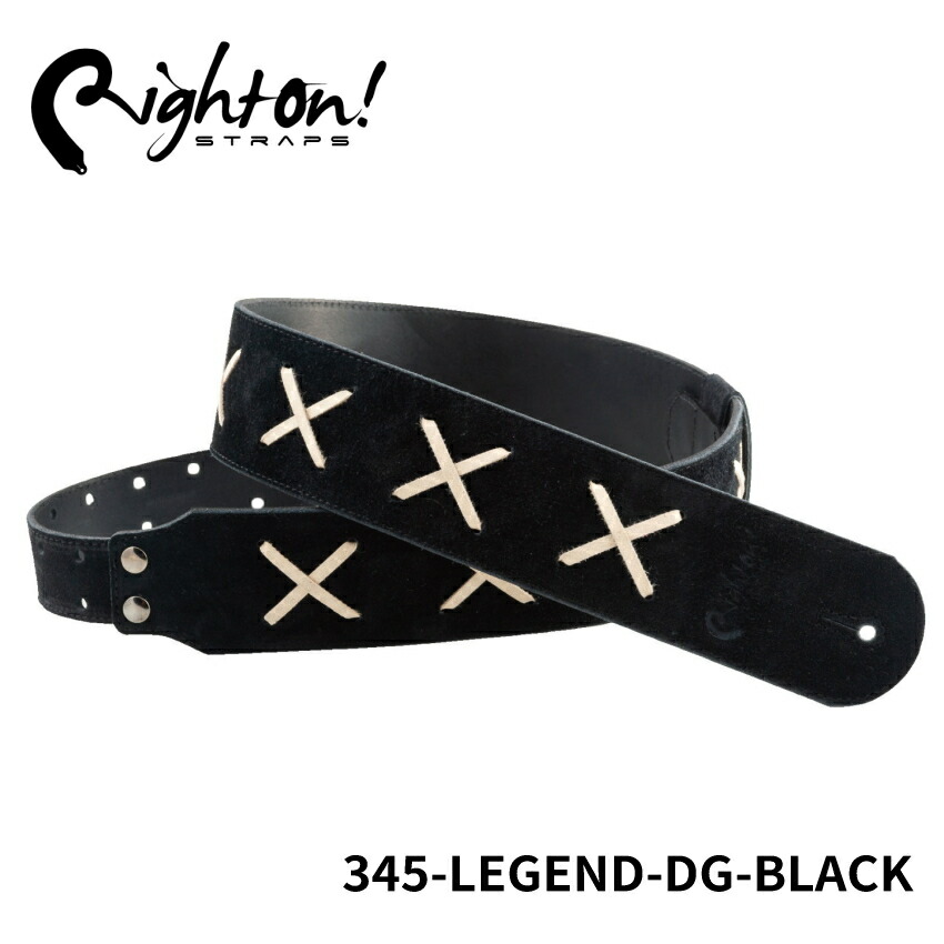 楽天市場】Right On! STRAPS ギターストラップ LEGEND DG BLACK ライト