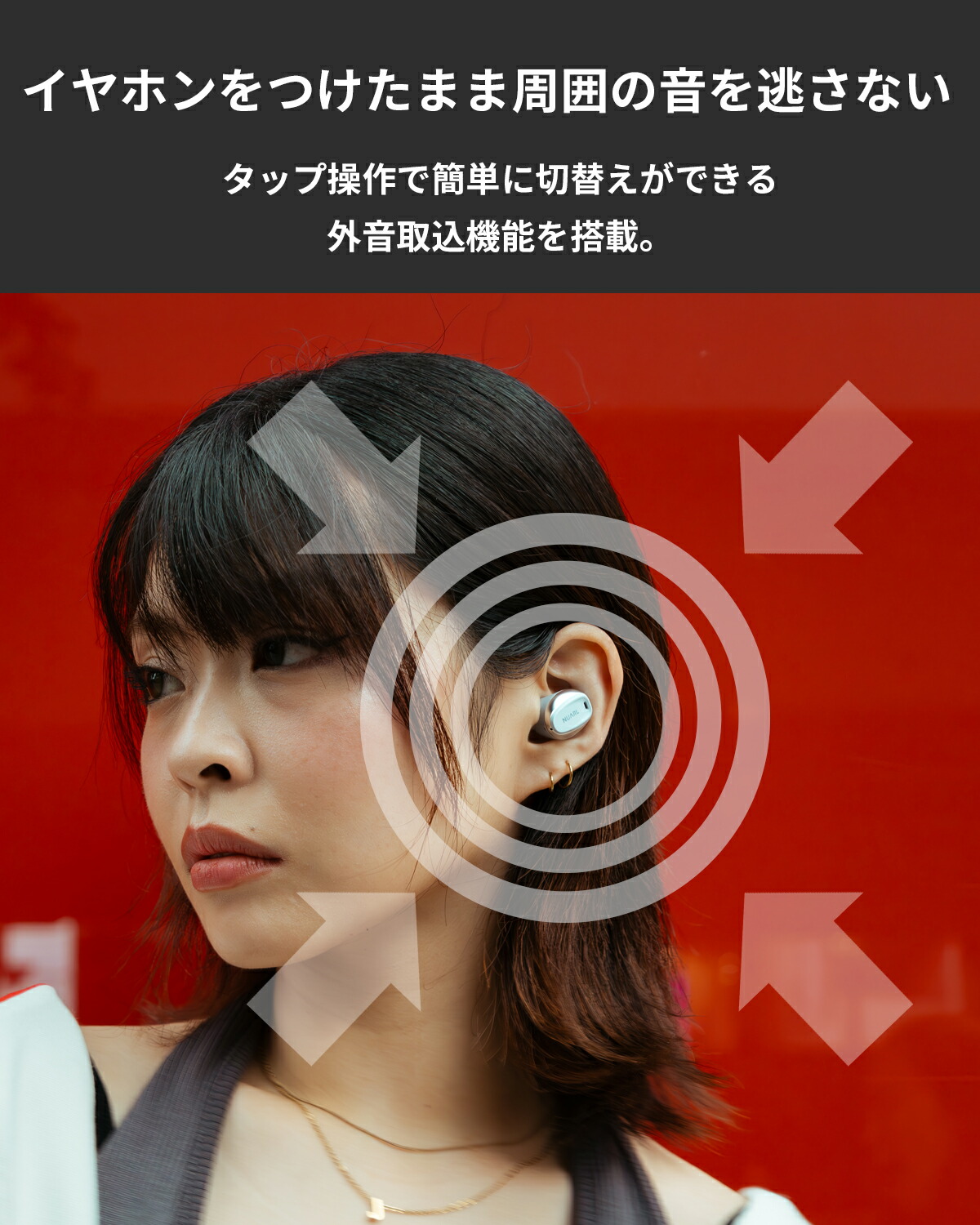 楽天市場】【公式】NUARL ワイヤレスイヤホン コンパクト 小型 高音質