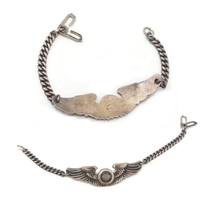 楽天市場】1950s ミリタリー シルバー パイロット ウィング