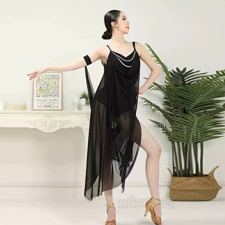 楽天市場】社交ダンス ルンバ ドレス ラテンダンス ワンピース