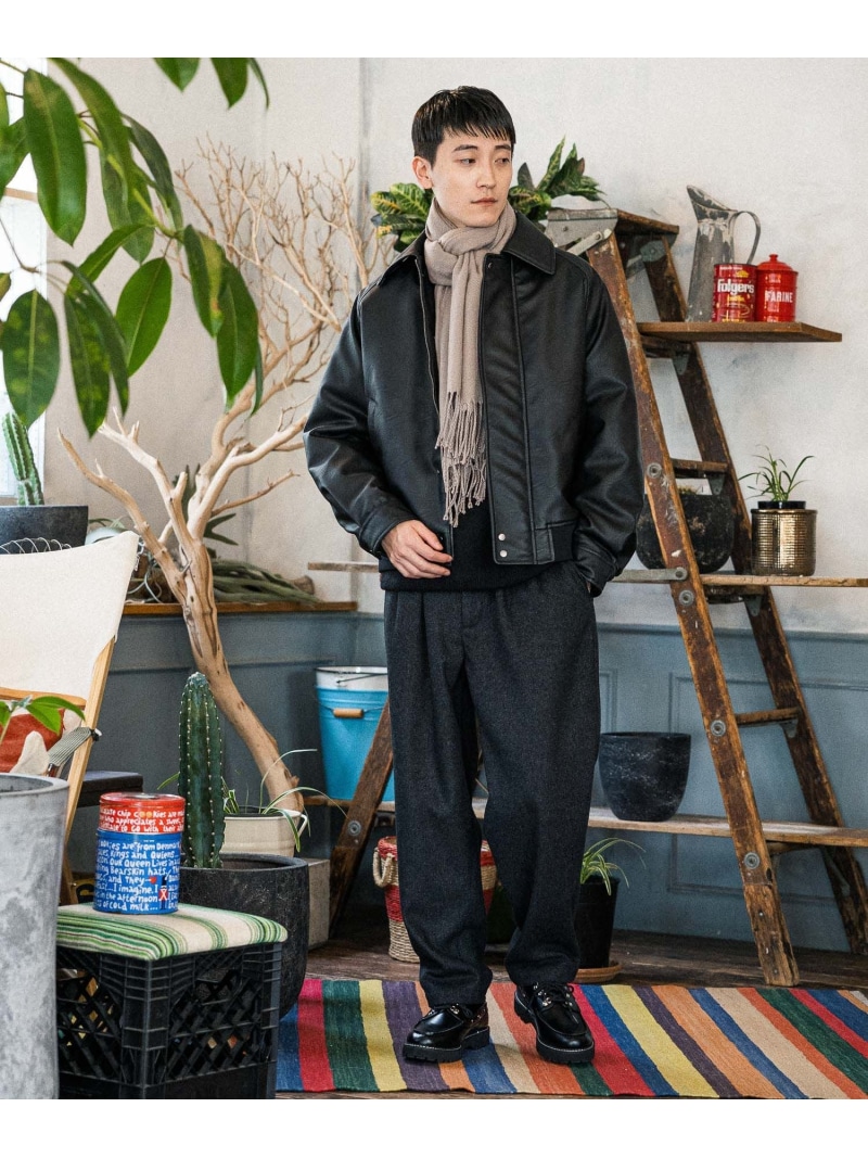 楽天市場】【SALE／40%OFF】フェイクレザー中綿ジャケット niko and