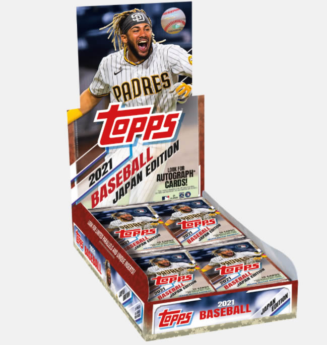 楽天市場】MLB 2021 TOPPS BASEBALL JAPAN EDITION BOX（送料無料