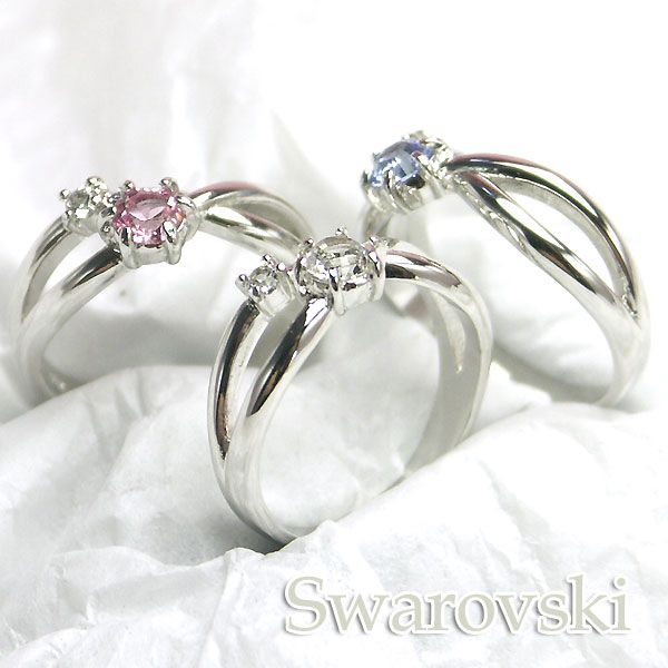 楽天市場】【メール便送料無料】全3色 スワロフスキークリスタル使用