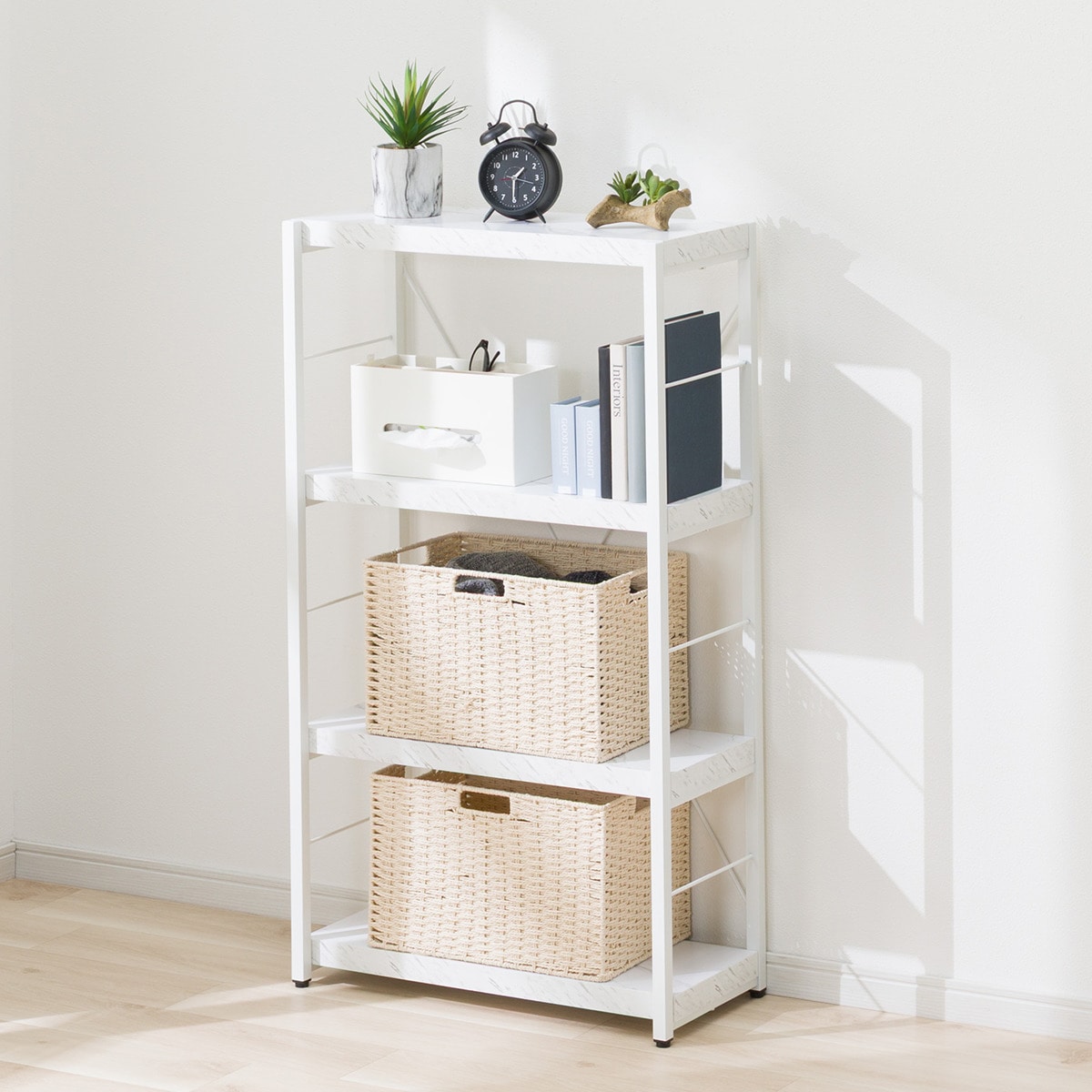 楽天市場】ブックシェルフ(N ステイン 60)【玄関先迄納品】ニトリ : ニトリ