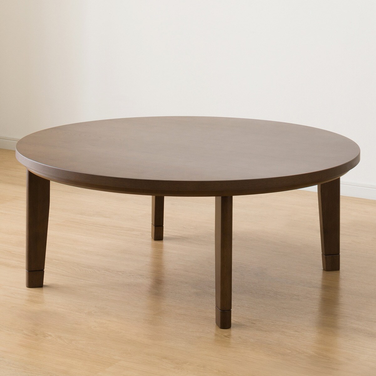 楽天市場】継脚付き円形リビングこたつ(WW01 105 MBR)【玄関先迄納品