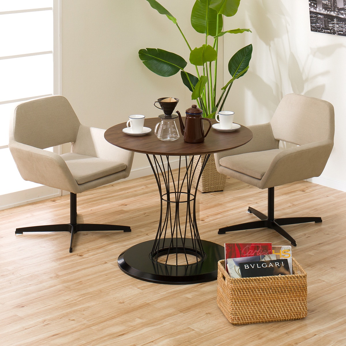 楽天市場】[幅80cm] ダイニングテーブルセット (コルーナ BE) ニトリ