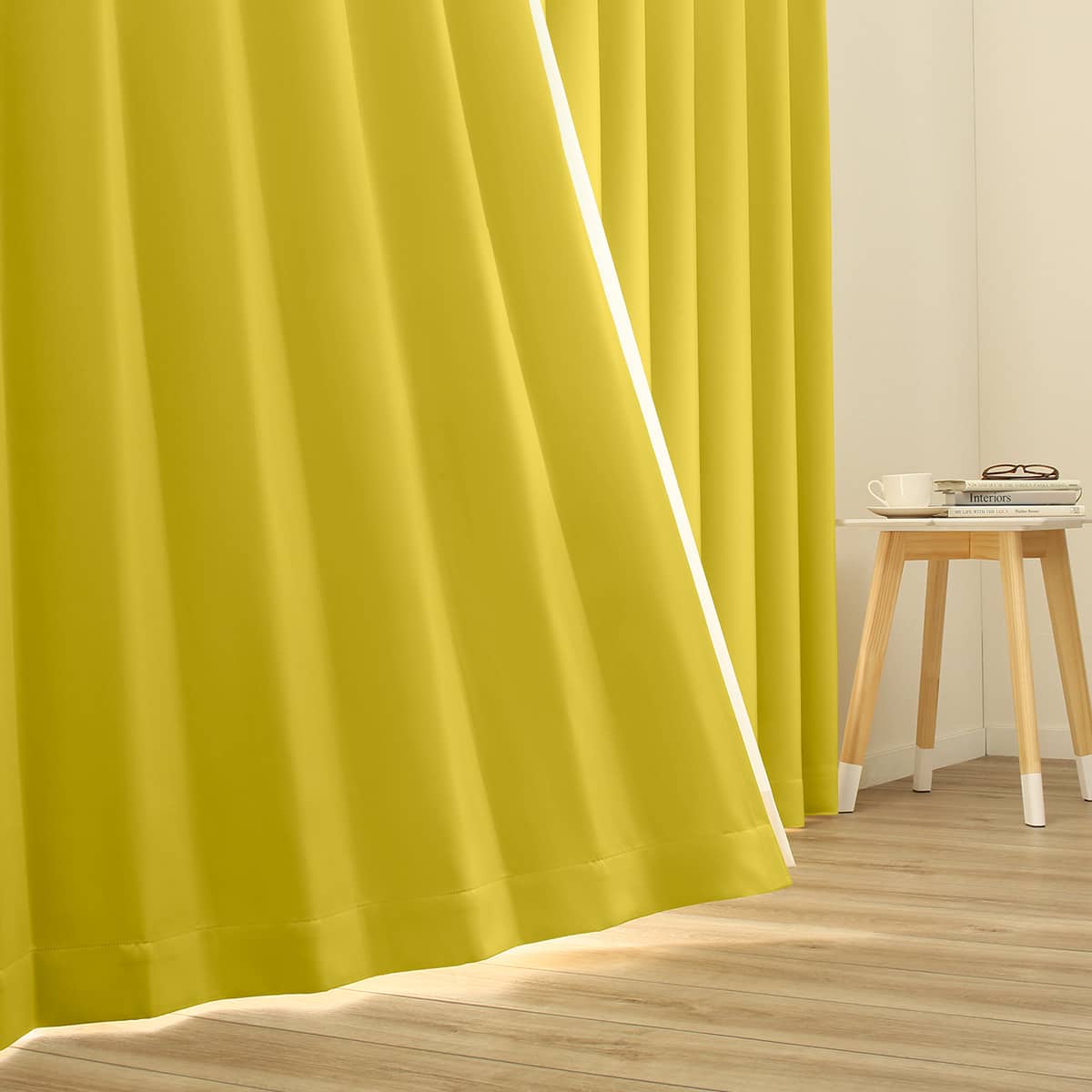 楽天市場】遮光1級・遮熱・防炎・156サイズ・44色カーテン イエロー