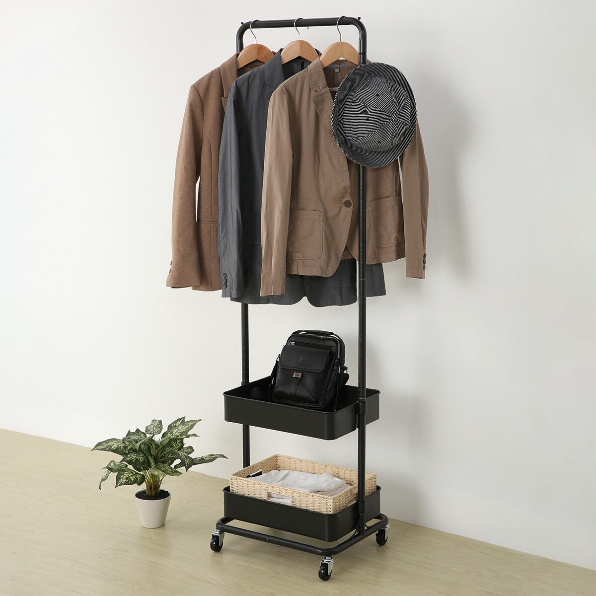 楽天市場】ワゴンハンガーラック(DX2s01) ニトリ 【玄関先迄納品