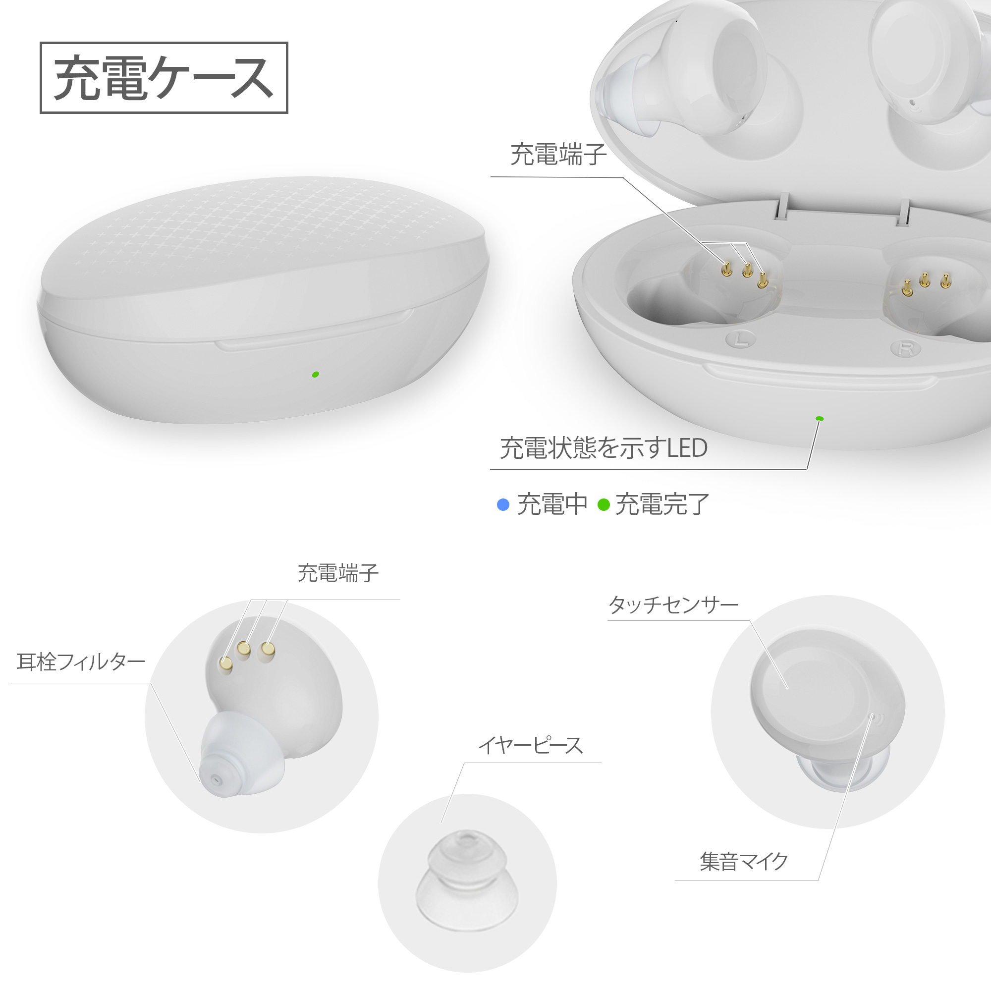 楽天市場】【10倍ポイント】充電式集音器 NK-04 イヤホンタイプ 歌手