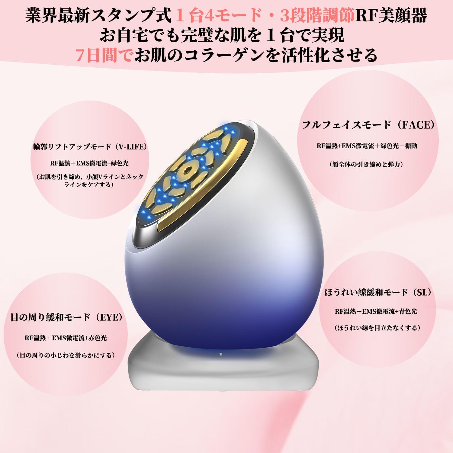 楽天市場】＼在庫処分30%OFFクーポン／Redfire 美顔器 EMS 美容器 微