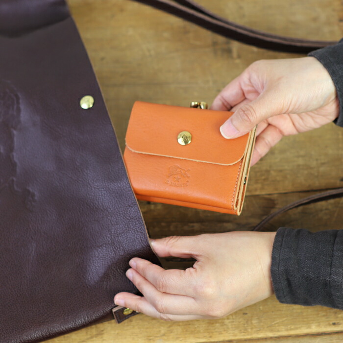 楽天市場】イルビゾンテ 財布 がま口財布 二つ折り財布 がま口二つ折り