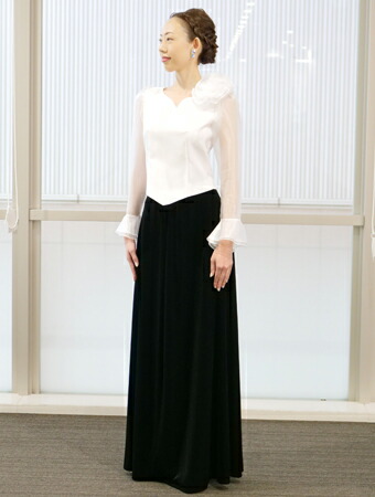 楽天市場】【日本製】演奏会 衣装 フォーマル ベロア ロングスカート