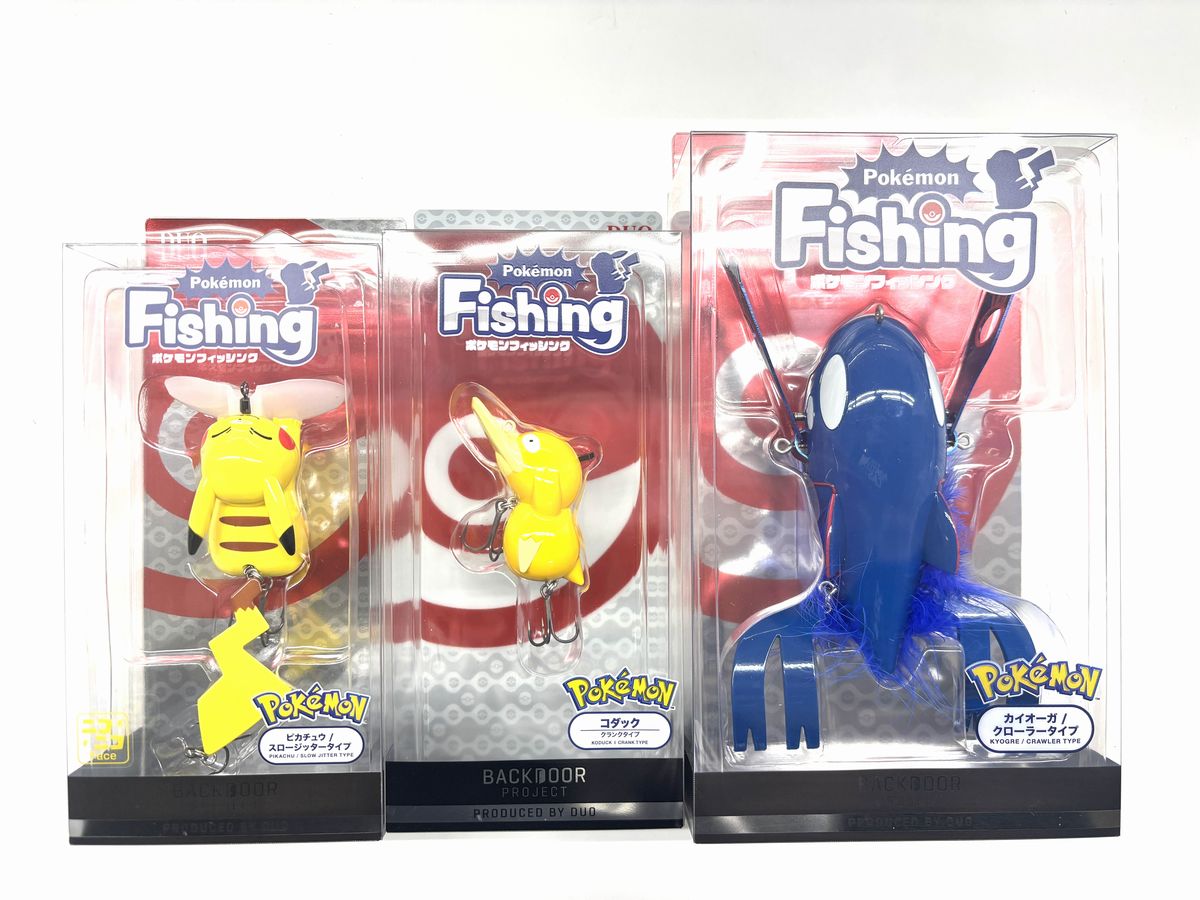 楽天市場】デュオ ポケモンフィッシング ルアー3点セット ピカチュウ