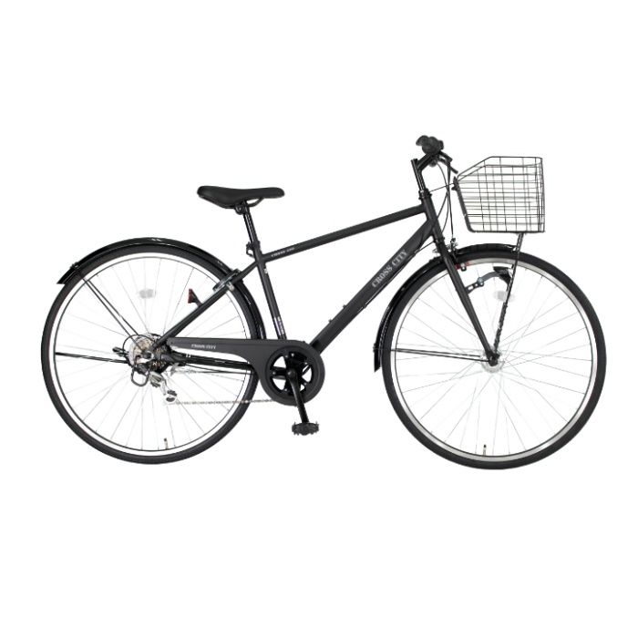 楽天市場】クロスバイク カゴ付き 27インチ（シティサイクル｜自転車