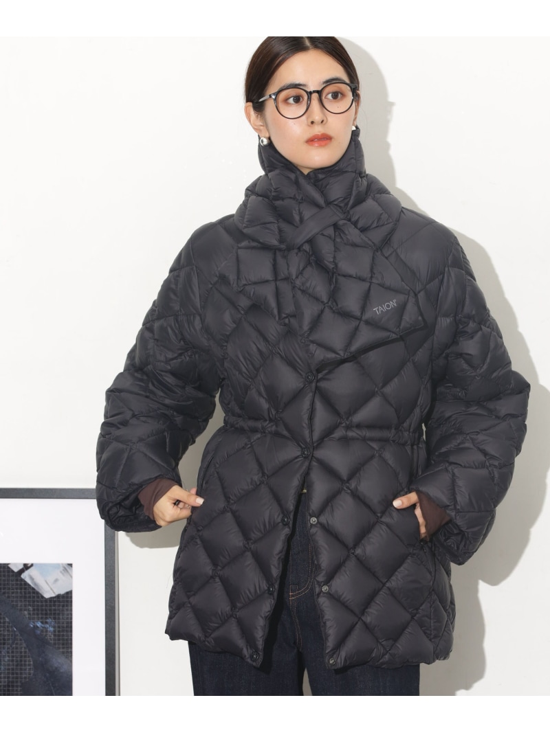 楽天市場】【SALE／40%OFF】TAION/別注 ダウンマフラー付 クルーネック
