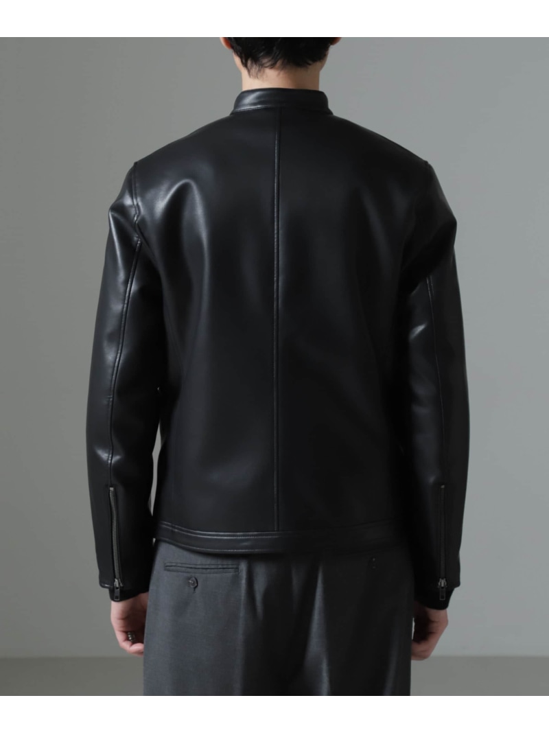 楽天市場】【SALE／60%OFF】フェイクレザーシングルライダース