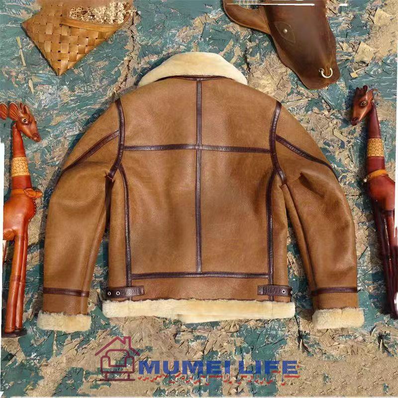 a*f様 美品 TYPE B-3 フライトジャケット リアルムートン パッチワー a