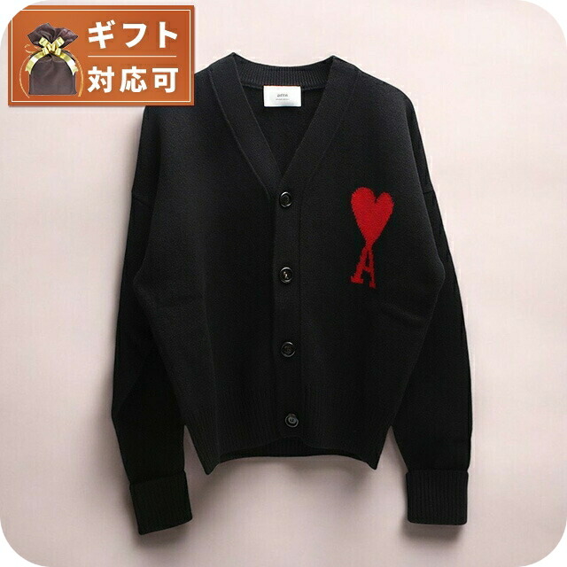 楽天市場】アミ パリス Ami Paris カーディガン BFUKC002-018-S