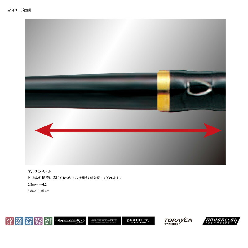 楽天市場】がまかつ(Gamakatsu) がまチヌ マルチフレックス前打ち 閃技