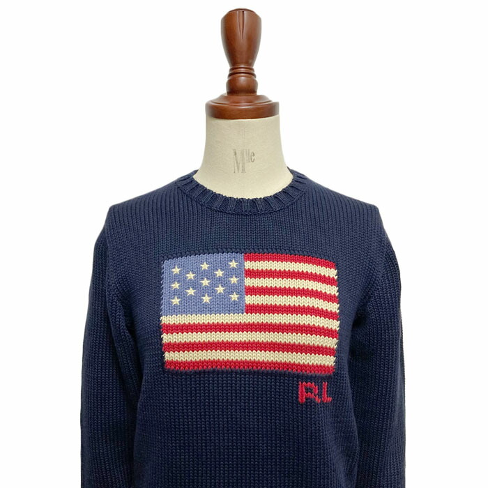 楽天市場】ラルフローレン ポロ レディース 星条旗柄 コットンニット