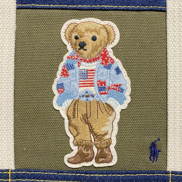 楽天市場】ポロ ラルフローレン ポロベアー パッチワーク トートバッグ