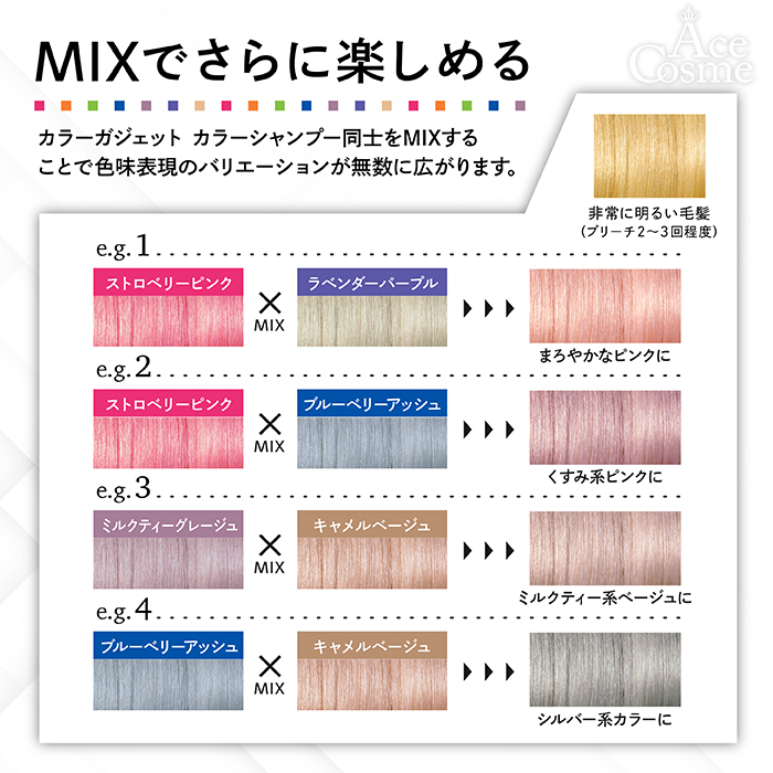 楽天市場】ミルボン カラーガジェット カラーシャンプー 150ml MILBON