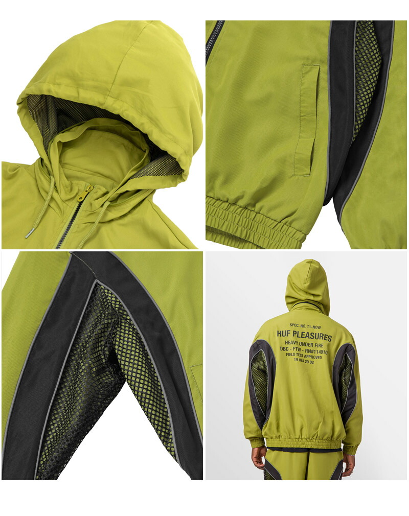 楽天市場】ハフ HUF PLEASURES DARTON TRACK JACKET トラック