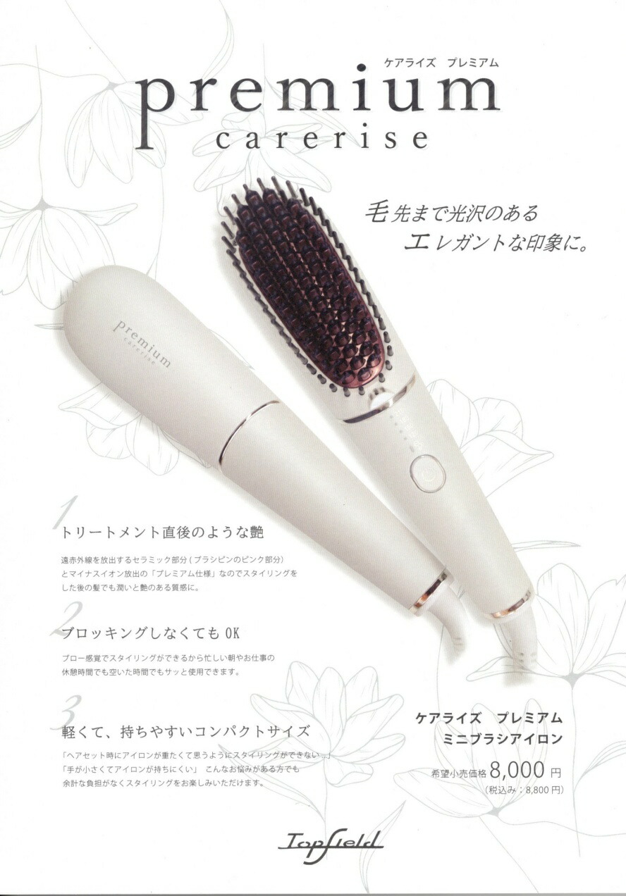 楽天市場】ケアライズ プレミアム ミニブラシアイロン【premium