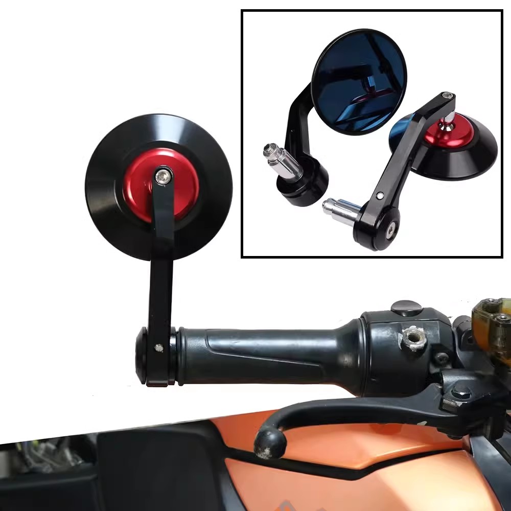 楽天市場】カワサキ エリミネーター 400 SE バイクミラー ブルーミラー