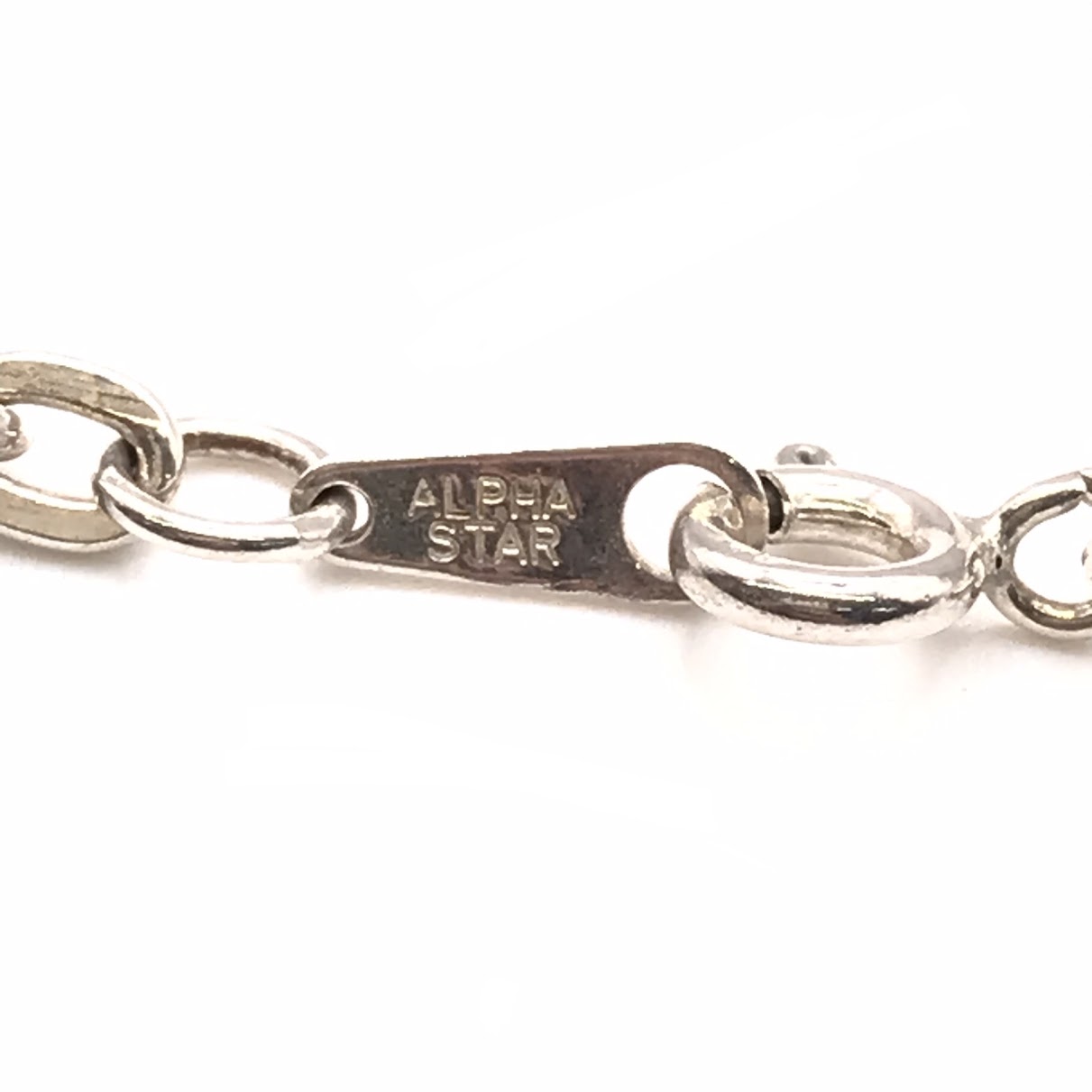 楽天市場】【中古】 ALPHA STAR｜アルファ・スター 925シルバー 石付き