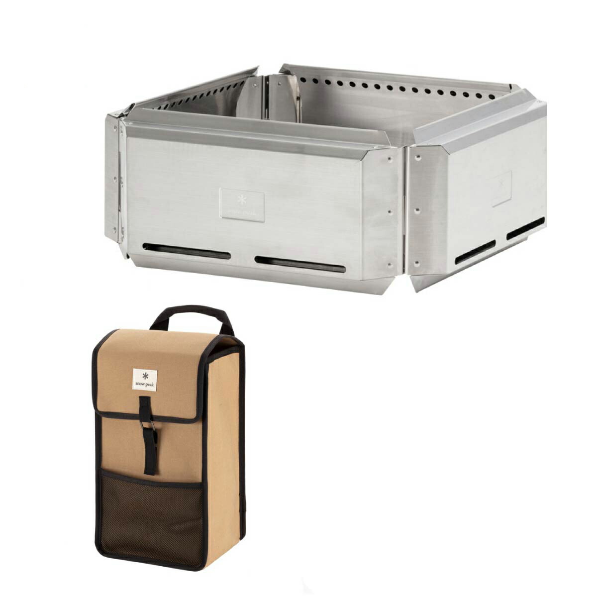 楽天市場】スノーピーク snow peak フローガL 収納ケースセット 焚き火