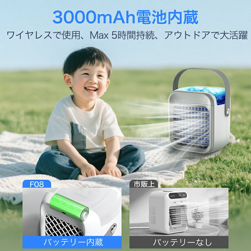 楽天市場】【79%OFF！SS限定】 冷風扇 小型 冷風機 卓上 usb -15℃冷却