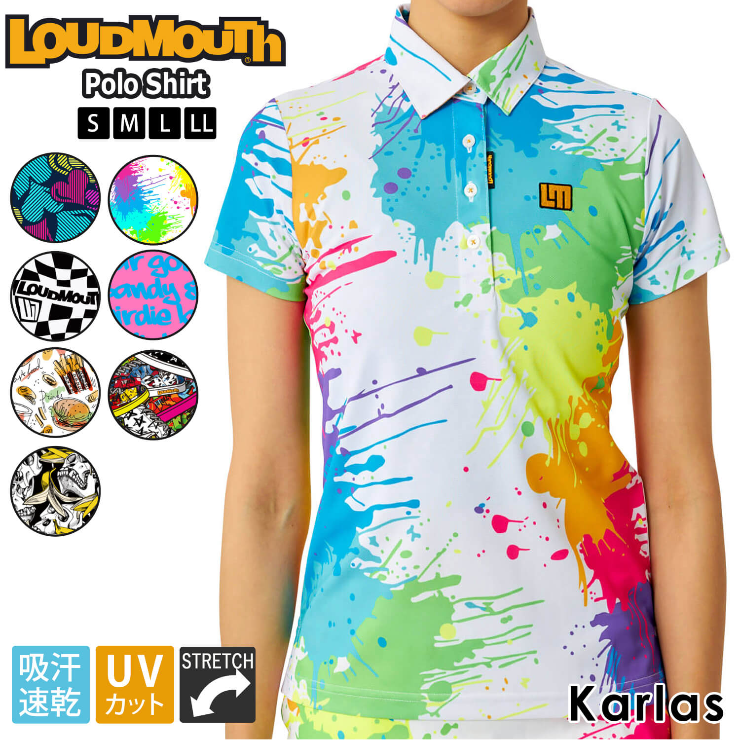 楽天市場】【在庫処分!】 ラウドマウス ゴルフウェア トップス